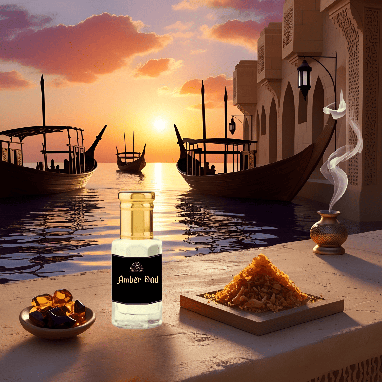 Amber Oud (3ml) - Al Oudiyat